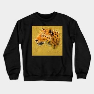 Leopard portrait Crewneck Sweatshirt